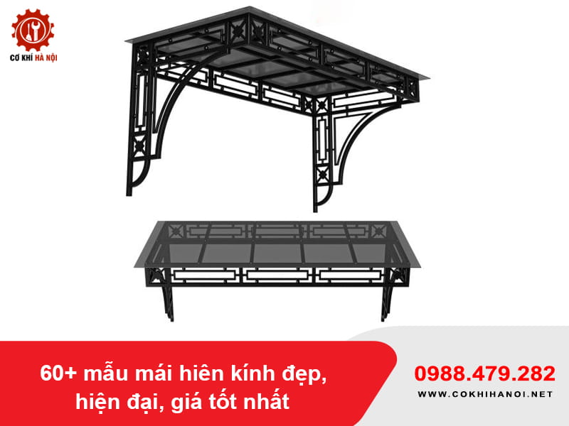 60+ mẫu mái hiên kính đẹp, hiện đại, giá tốt nhất 2026