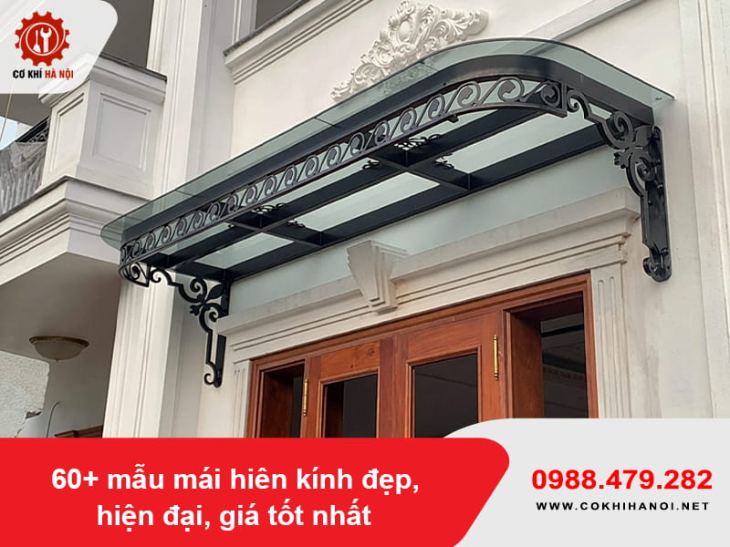 60+ mẫu mái hiên kính đẹp, hiện đại, giá tốt nhất 2026