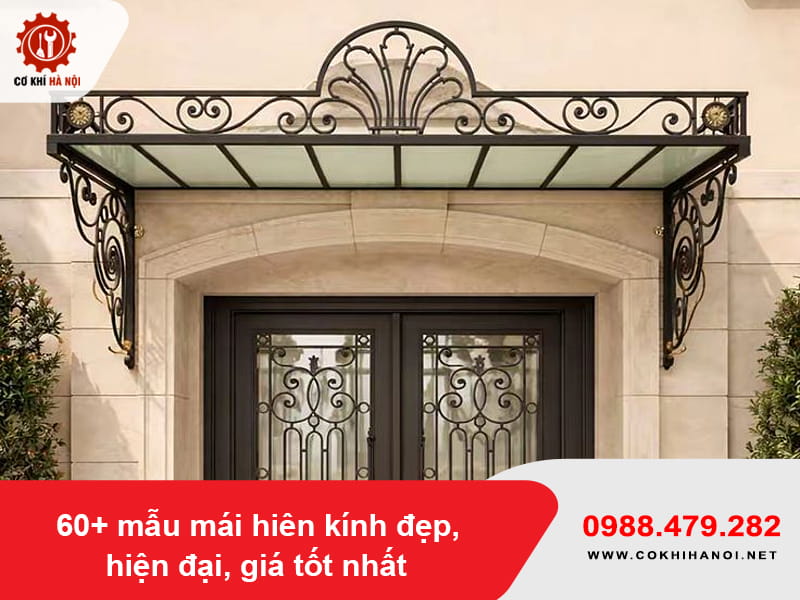 60+ mẫu mái hiên kính đẹp, hiện đại, giá tốt nhất 2026