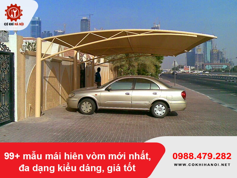 99+ mẫu mái hiên vòm mới nhất, đa dạng kiểu dáng, giá tốt
