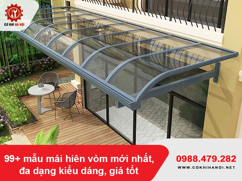 99+ mẫu mái hiên vòm mới nhất, đa dạng kiểu dáng, giá tốt