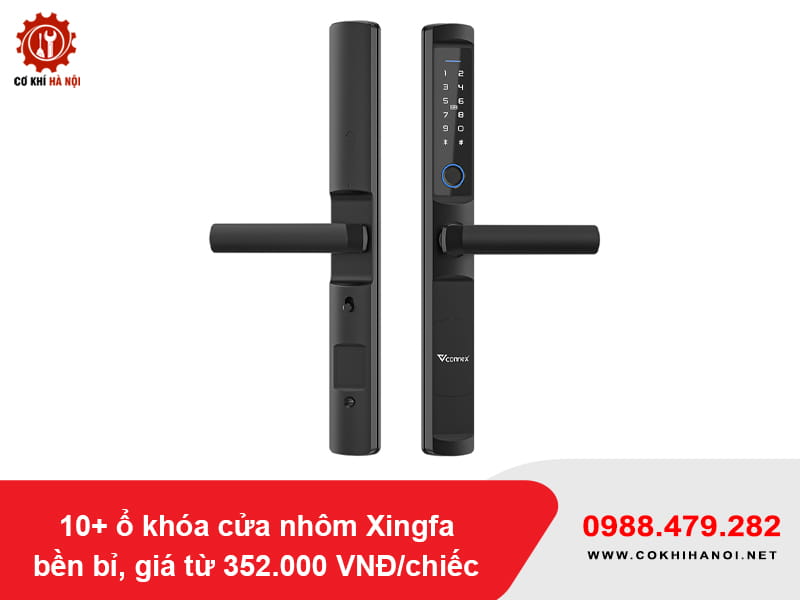 Ổ khóa cửa nhôm điện tử