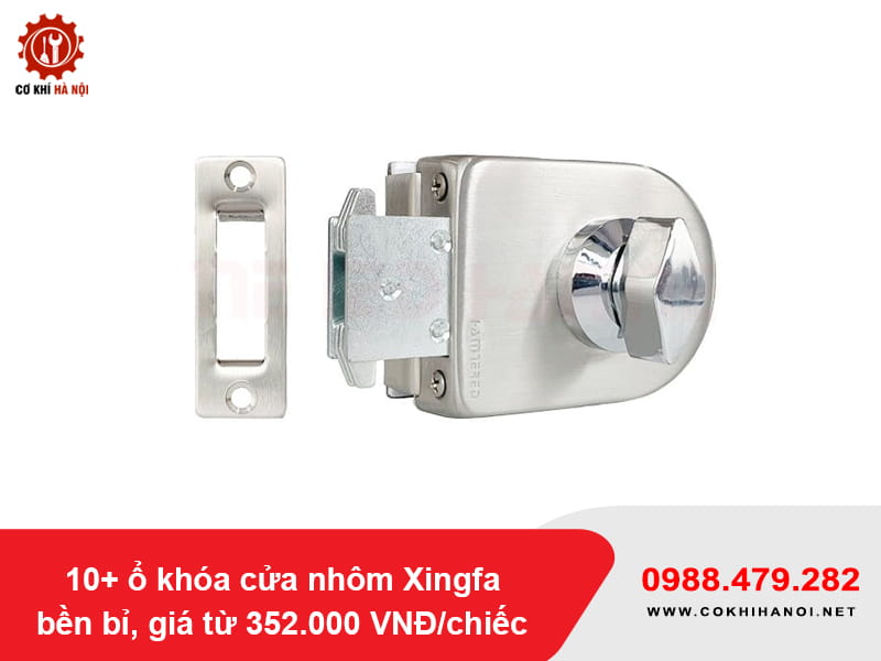 Ổ khóa cửa kính dạng sập