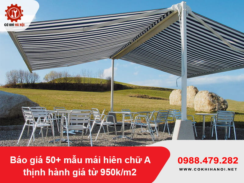 Báo giá 50+ mẫu mái hiên chữ A thịnh hành giá từ 950k/m2