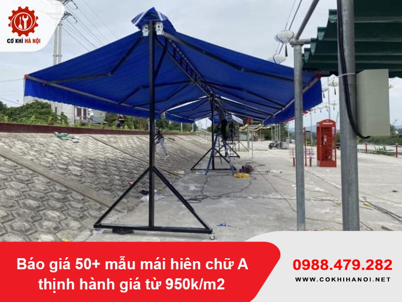 Báo giá 50+ mẫu mái hiên chữ A thịnh hành giá từ 950k/m2