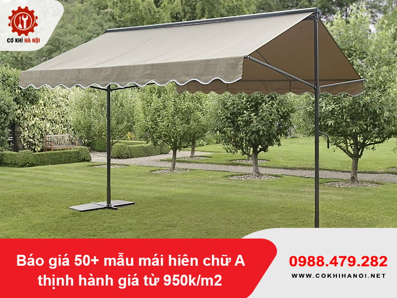 Báo giá 50+ mẫu mái hiên chữ A thịnh hành giá từ 950k/m2