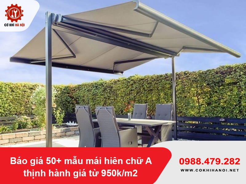 Báo giá 50+ mẫu mái hiên chữ A thịnh hành giá từ 950k/m2