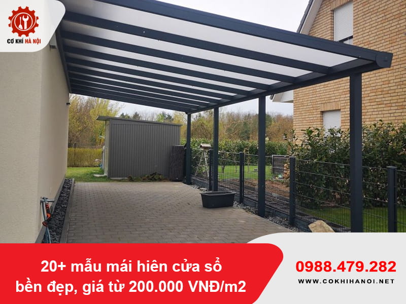 20+ mẫu mái hiên cửa sổ bền đẹp, giá từ 200.000 VNĐ/m2 20+ mẫu mái hiên cửa sổ bền đẹp, giá từ 200.000 VNĐ/m2
