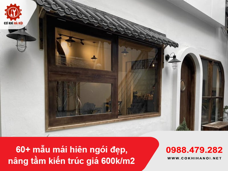 60+ mẫu mái hiên ngói đẹp, nâng tầm kiến trúc giá 600k/m2