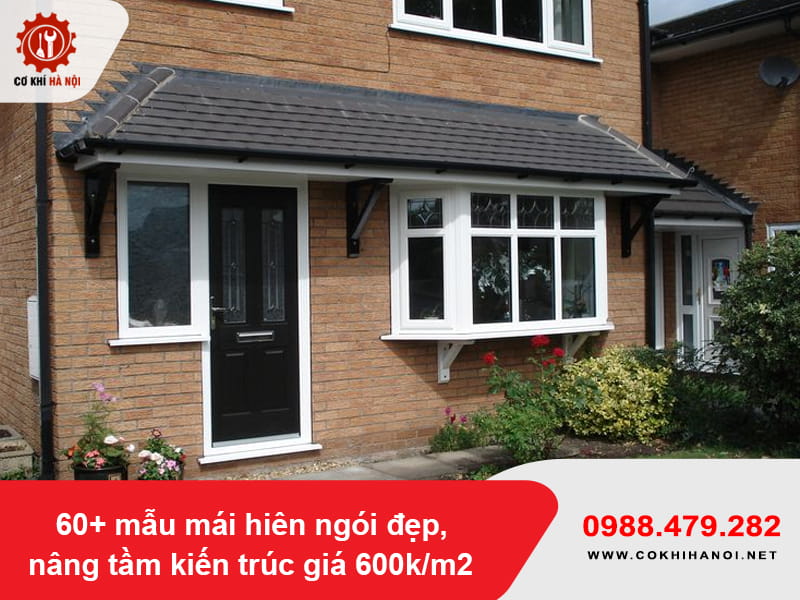60+ mẫu mái hiên ngói đẹp, nâng tầm kiến trúc giá 600k/m2