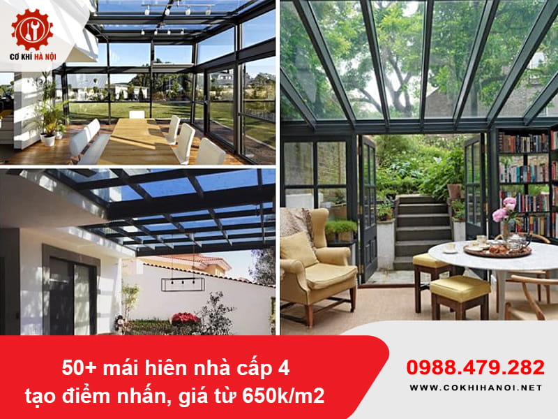 50+ mái hiên nhà cấp 4 tạo điểm nhấn, giá từ 650k/m2