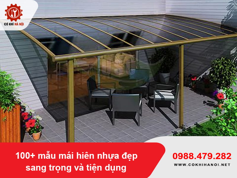 100+ mẫu mái hiên nhựa đẹp sang trọng và tiện dụng